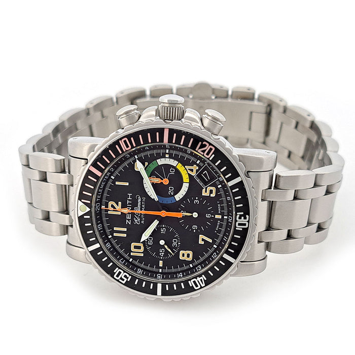ZENITH 
レインボーフライバック エルプリメロ 
箱ギャラ付