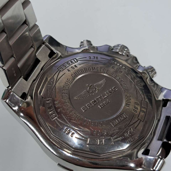 【WHOLESALES】
BREITLING 
A13371 
スーパーアベンジャーII 
箱　ギャランティ　クロノメーター証　コマ×2