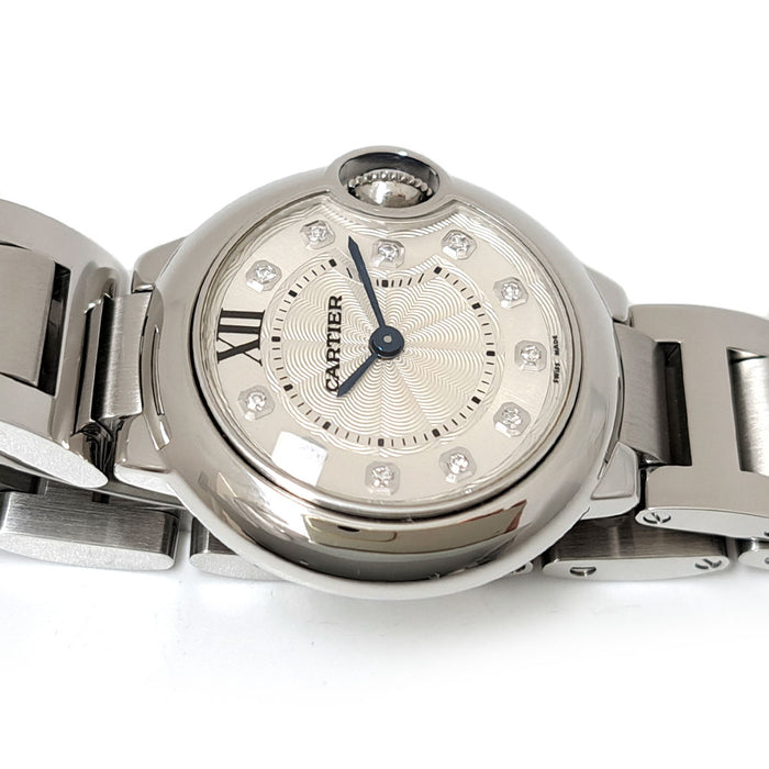 CARTIER 
バロンブルー SM 11Pダイヤ 
箱ギャラ付
