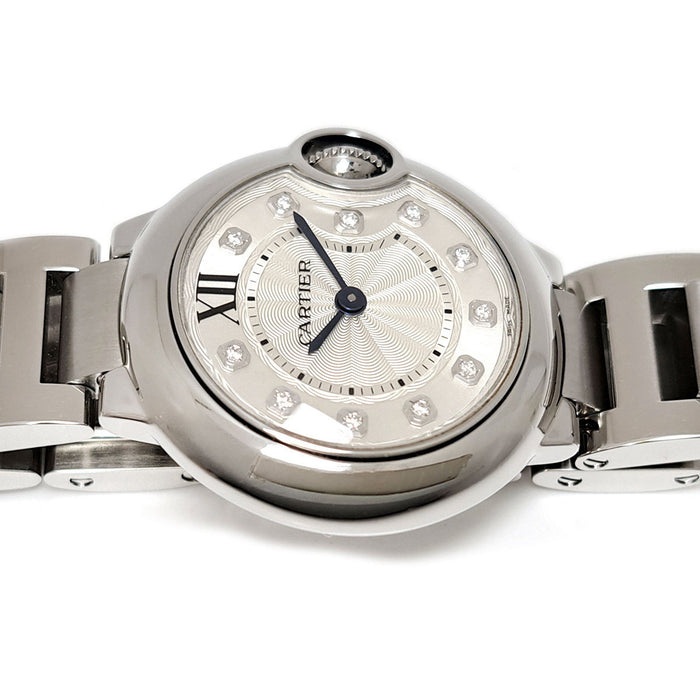 CARTIER 
バロンブルー 11Pダイヤ 
箱ギャラ付