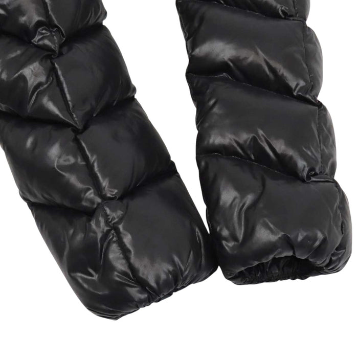 MONCLER 
ロゴ ワッペン ダブルジップ ファー フード ナイロン 
BELLETTE ダウンコート