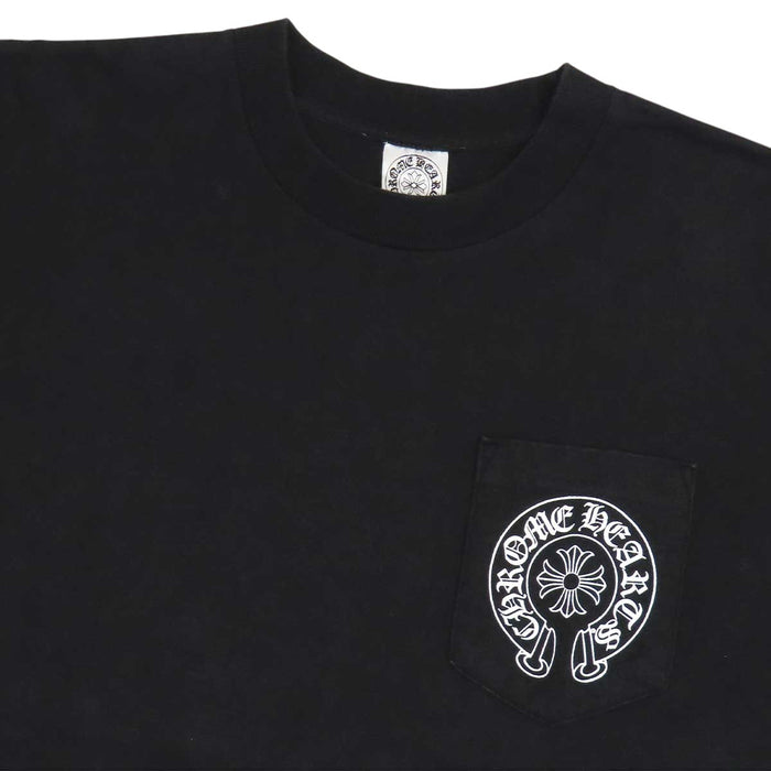 CHROME HEARTS 
HONOLULU ホースシュー スクロールラベル コットン ヴィンテージ 
ホノルル限定 CH シャイン Tシャツ
