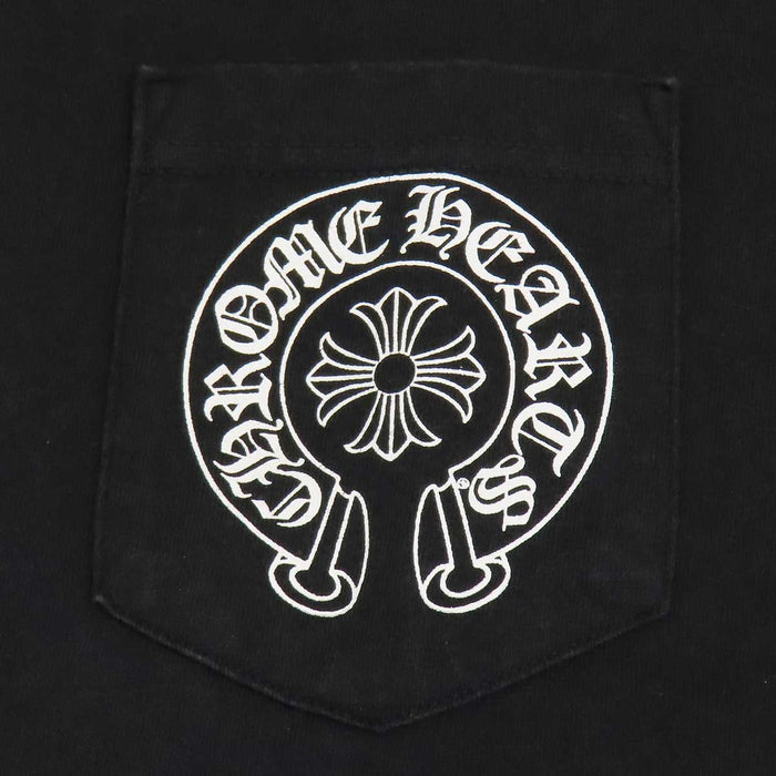 CHROME HEARTS 
HONOLULU ホースシュー スクロールラベル コットン ヴィンテージ 
ホノルル限定 CH シャイン Tシャツ