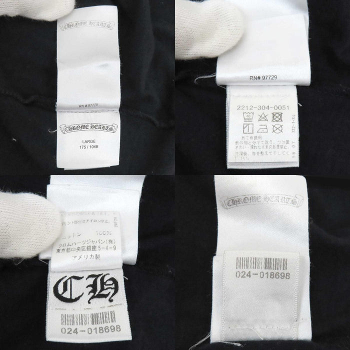 CHROME HEARTS 
CH コットン クルーネック 
ホースシュー プリント Tシャツ