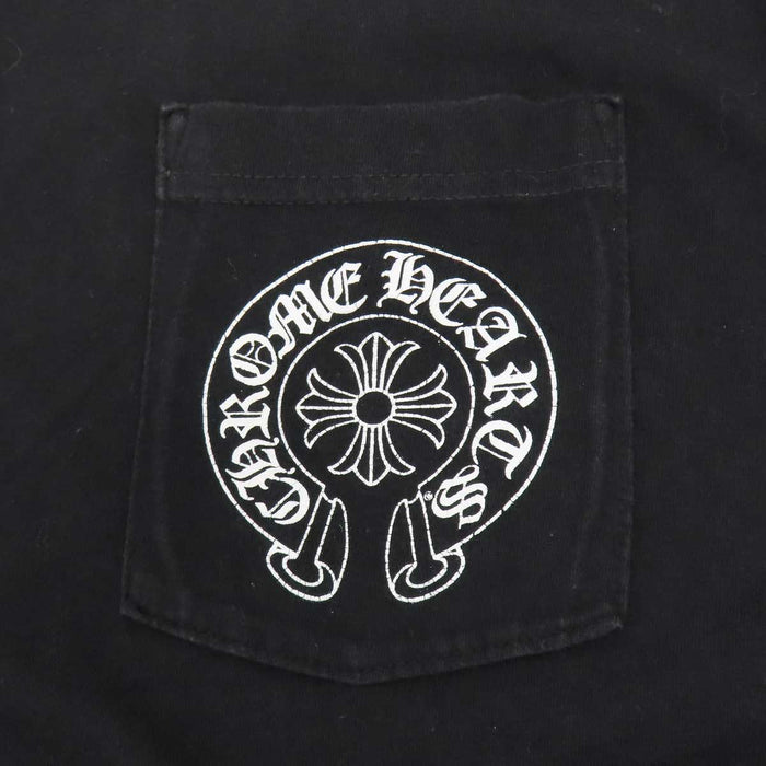 CHROME HEARTS 
CH コットン クルーネック 
ホースシュー プリント Tシャツ