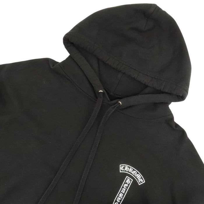 CHROME HEARTS 
SWTSHRT HD フード CH USA 
アーチロゴ Tバー フーディ