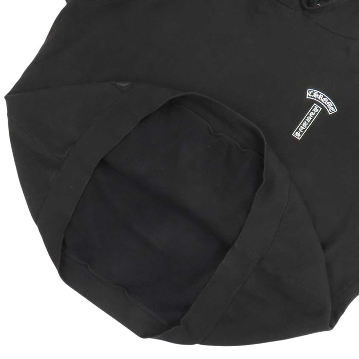 CHROME HEARTS 
SWTSHRT HD フード CH USA 
アーチロゴ Tバー フーディ
