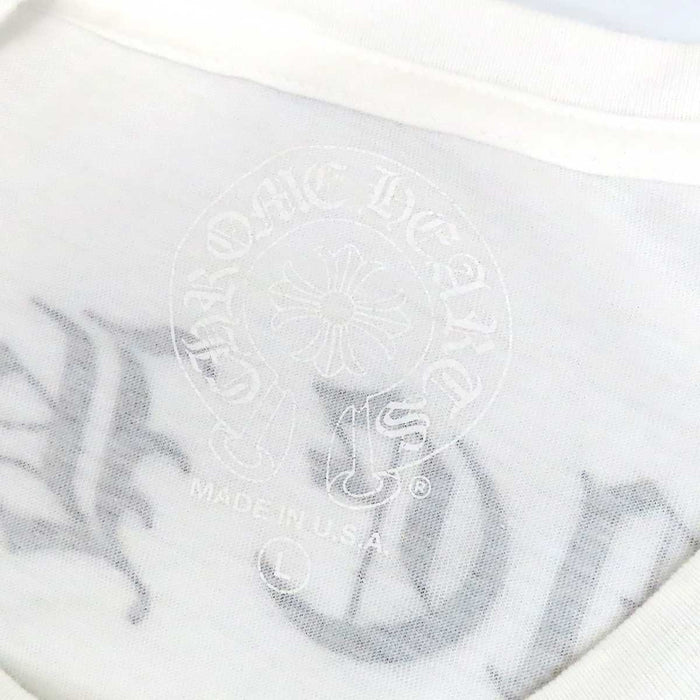 CHROME HEARTS 
Back Arch Logo USA スクロールラベル CH クルーネック 
アーチロゴ USA Tシャツ
