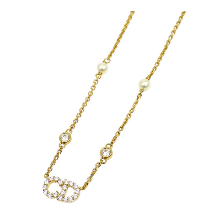 Dior 
CD CLAIR D LUNE ゴールドカラーメタル 
クレール ディー リュヌ ネックレス