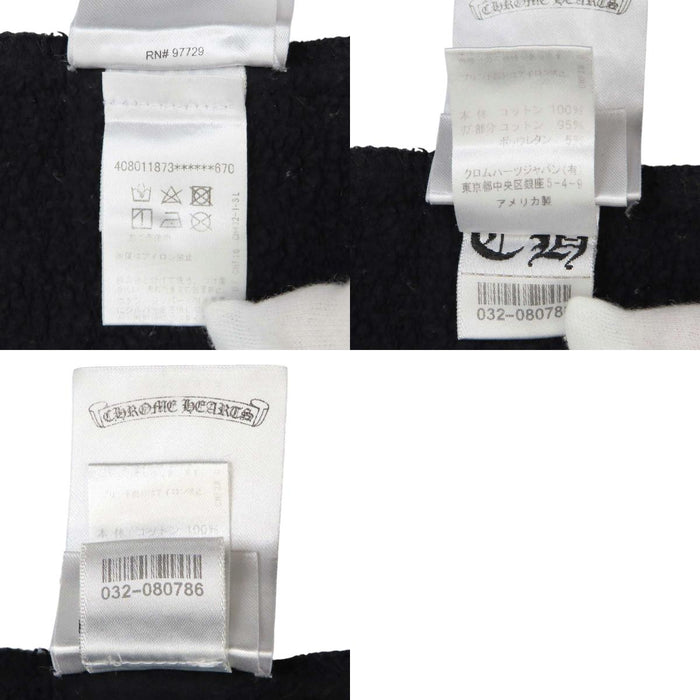 CHROME HEARTS 
CH ダガージップ フーディ スウェット コットン 
マルチ セメタリー クロス プリント ジップアップ パーカー