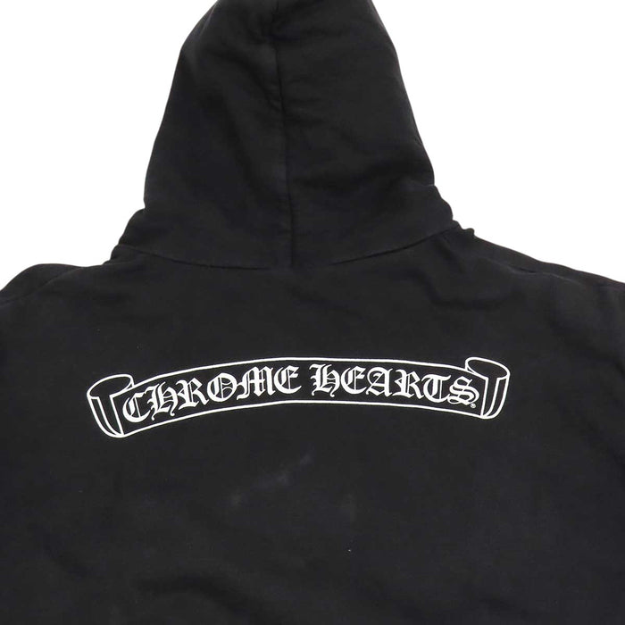 CHROME HEARTS 
CH ダガージップ フーディ スウェット コットン 
マルチ セメタリー クロス プリント ジップアップ パーカー