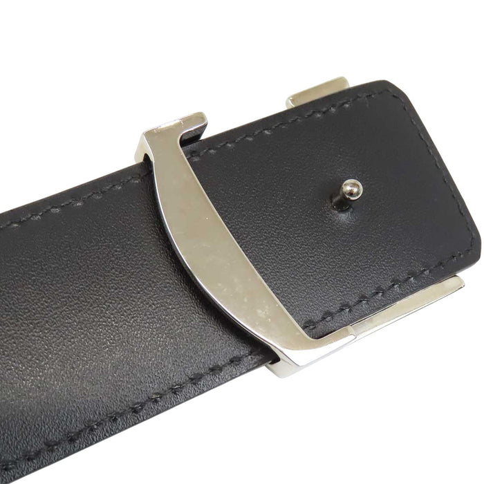 LOUIS VUITTON 
LV ロゴ シルバーカラーメタル 
LV イニシャル 40MM モノグラム ベルト
