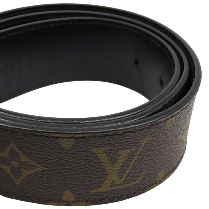 LOUIS VUITTON 
LV ロゴ シルバーカラーメタル 
LV イニシャル 40MM モノグラム ベルト