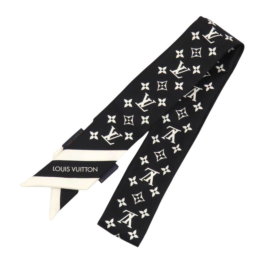 LOUIS VUITTON LV ロゴ シルク バンドー BB モノグラム シルエット