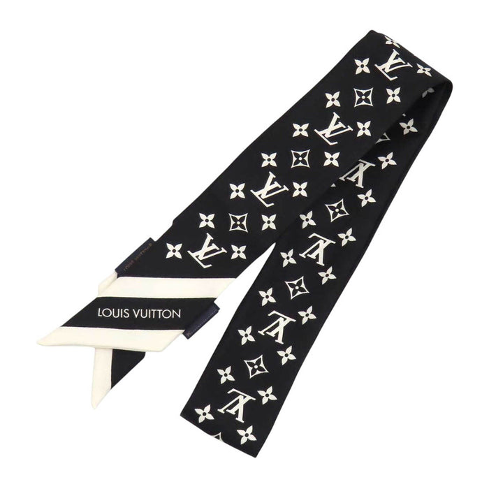 LOUIS VUITTON 
LV ロゴ シルク 
バンドー BB モノグラム シルエット スカーフ