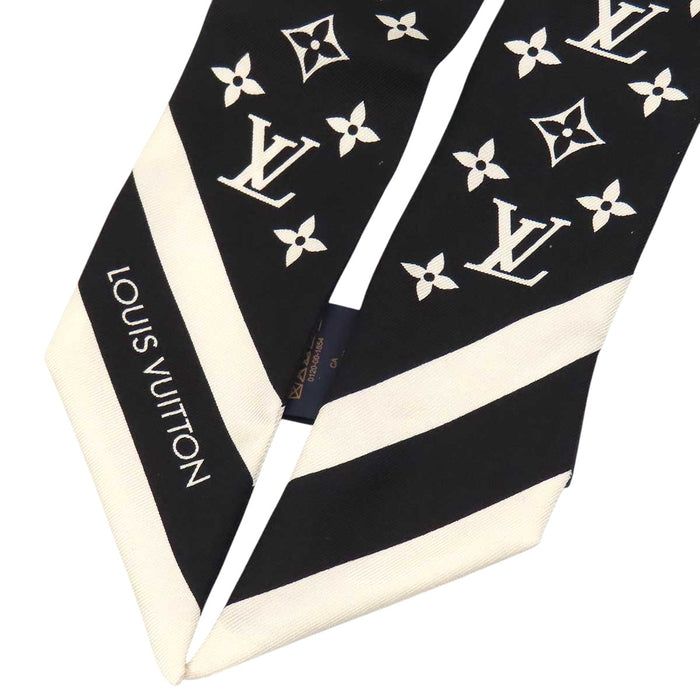 LOUIS VUITTON 
LV ロゴ シルク 
バンドー BB モノグラム シルエット スカーフ
