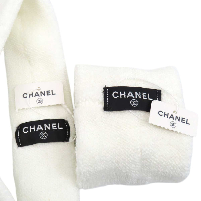 CHANEL 
COCO CC ロゴ 刺繍 タオル リストバンド ヘアバンド 
ココマーク スポーツ セット