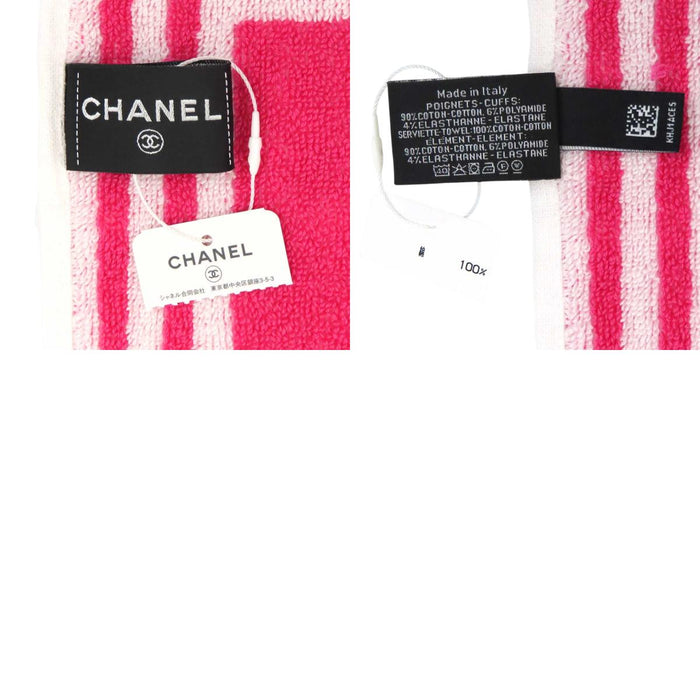 CHANEL 
COCO CC ロゴ 刺繍 タオル リストバンド ヘアバンド 
ココマーク スポーツ セット