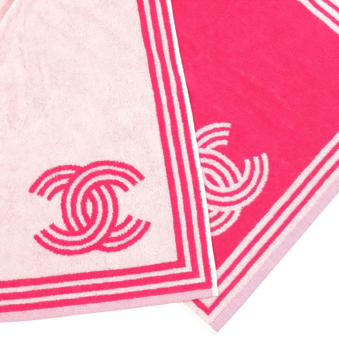 CHANEL 
COCO CC ロゴ 刺繍 タオル リストバンド ヘアバンド 
ココマーク スポーツ セット