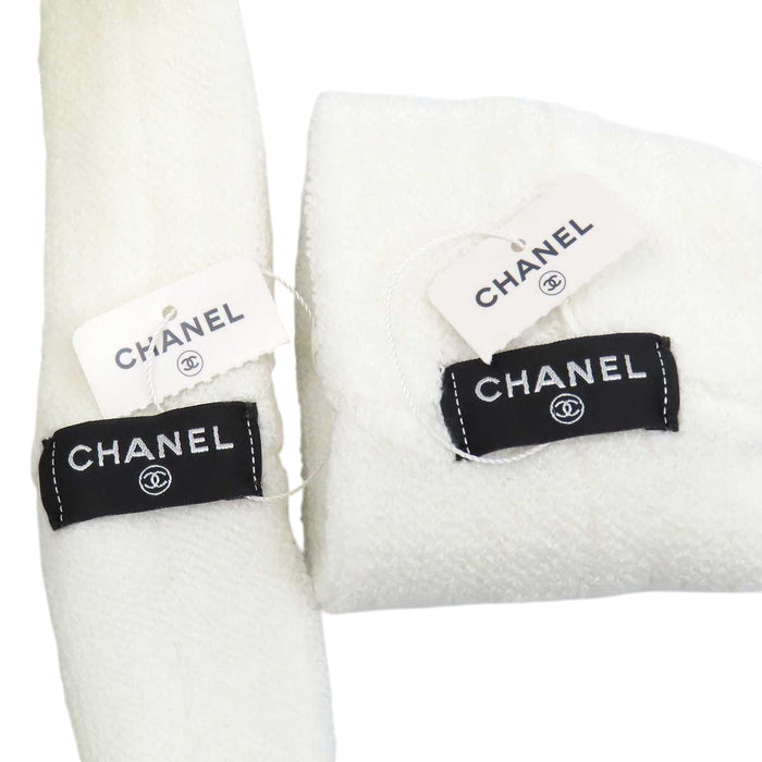 CHANEL 
COCO CC ロゴ 刺繍 タオル リストバンド ヘアバンド 
ココマーク スポーツ セット