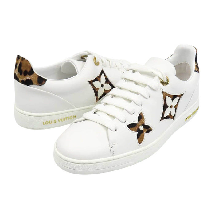 LOUIS VUITTON 
LV ロゴ ハラコ レースアップ 
フロントローライン スニーカー