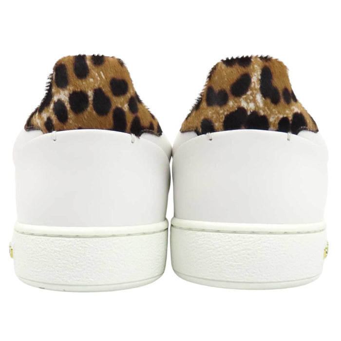 LOUIS VUITTON 
LV ロゴ ハラコ レースアップ 
フロントローライン スニーカー