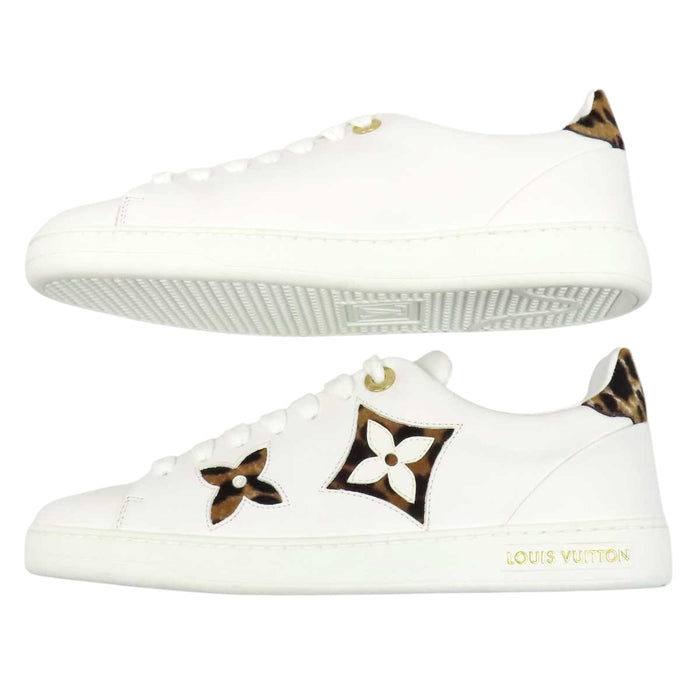 LOUIS VUITTON 
LV ロゴ ハラコ レースアップ 
フロントローライン スニーカー