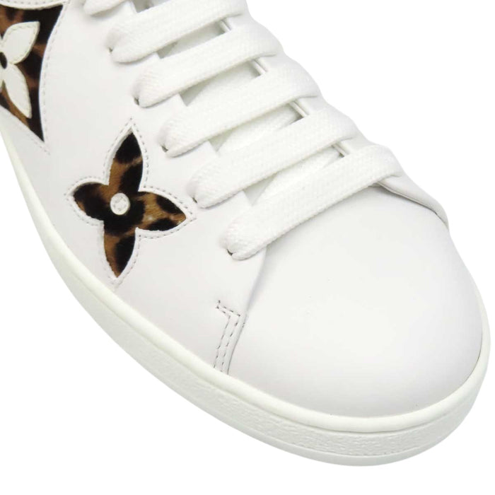 LOUIS VUITTON 
LV ロゴ ハラコ レースアップ 
フロントローライン スニーカー