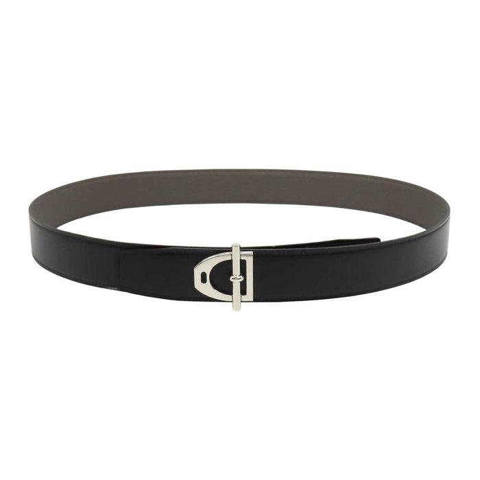 HERMES 
シルバーカラーメタル G刻印 2026年製 
ネオ エトリエ リバーシブル レザー ベルト 38mm