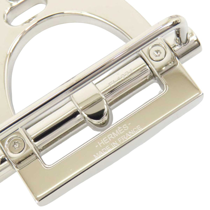 HERMES 
シルバーカラーメタル G刻印 2026年製 
ネオ エトリエ リバーシブル レザー ベルト 38mm