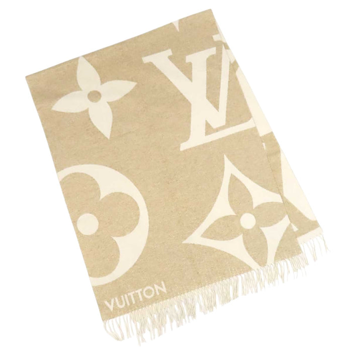 LOUIS VUITTON 
LV ロゴ フリンジ ラメ 
エシャルプ ジ アルティメット シャイン マフラー 
モノグラム