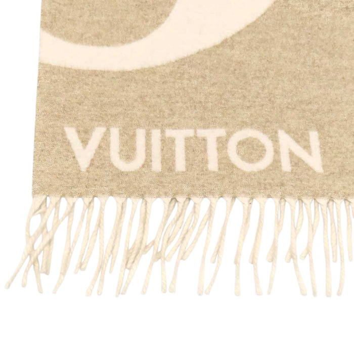 LOUIS VUITTON 
LV ロゴ フリンジ ラメ 
エシャルプ ジ アルティメット シャイン マフラー 
モノグラム