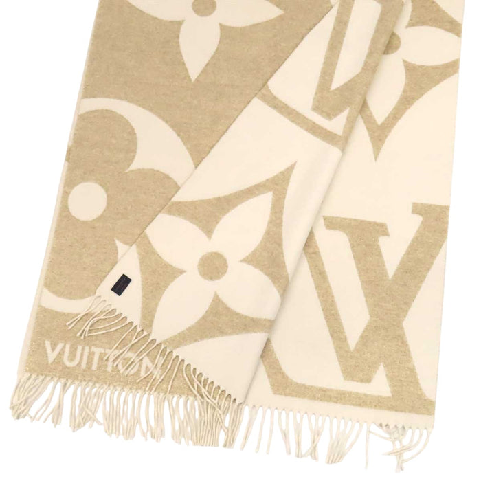 LOUIS VUITTON 
LV ロゴ フリンジ ラメ 
エシャルプ ジ アルティメット シャイン マフラー 
モノグラム