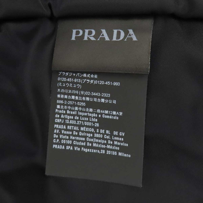 PRADA 
トライアングルロゴ 
ナッパレザー ボンバージャケット