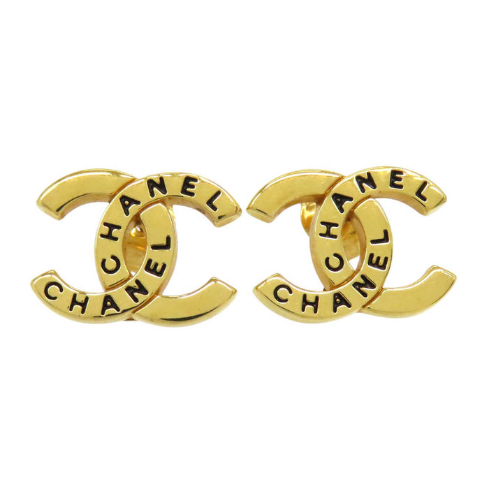 CHANEL 
COCO CC ロゴ ゴールドカラーメタル 98P 
ココマーク ヴィンテージ ピアス
