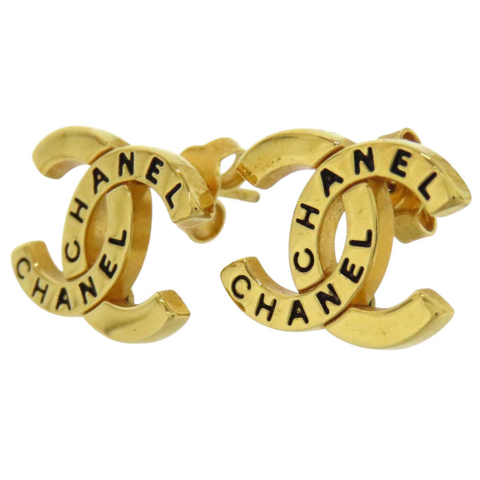 CHANEL 
COCO CC ロゴ ゴールドカラーメタル 98P 
ココマーク ヴィンテージ ピアス