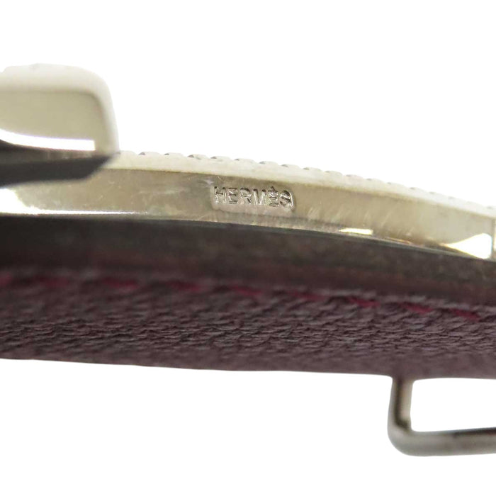 HERMES 
H アッシュ □K刻印 Hロゴ レザー 32MM 
コンスタンス Hストリエ リバーシブル ベルト