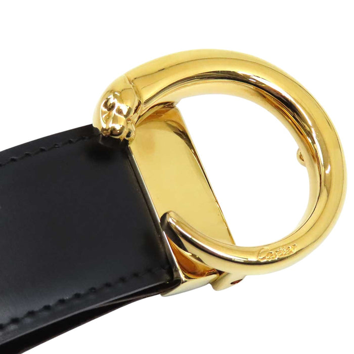 CARTIER 
リバーシブル レザー ゴールドカラー金具 
パンテール ドゥ カルティエ ベルト