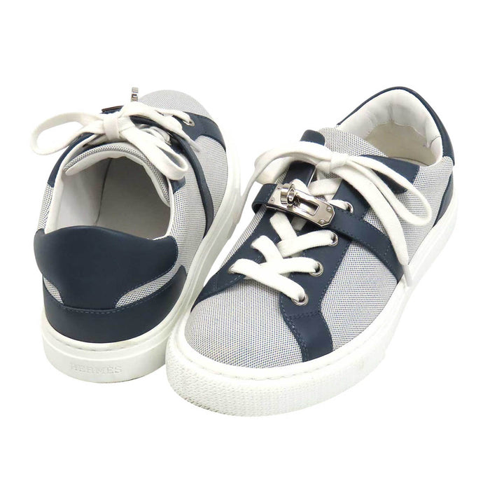 HERMES 
Day ケリーバックル キャンバス レザー 
デイ スニーカー
