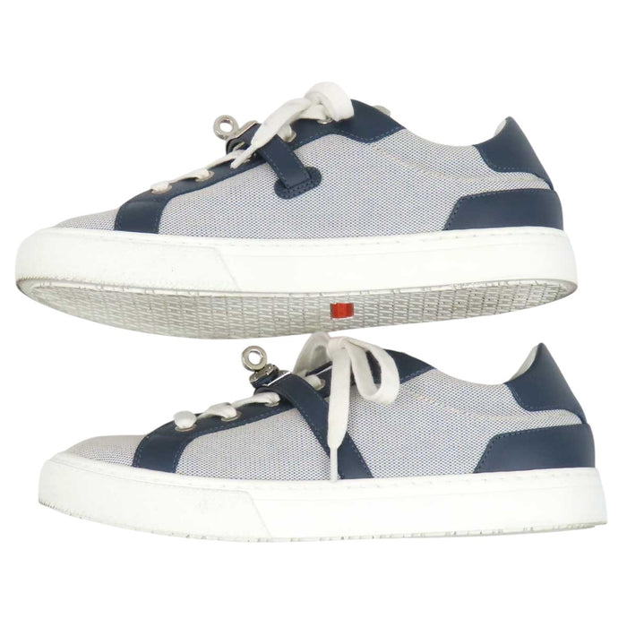 HERMES 
Day ケリーバックル キャンバス レザー 
デイ スニーカー