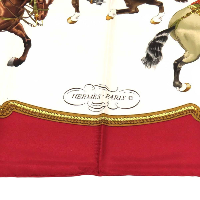 HERMES 
スカーフ 大判 シルク 馬 
カレ 90 REPRISE リピート