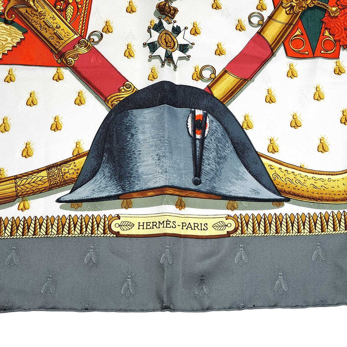HERMES 
ナポレオン シルク 大判 
カレ 90 NAPOLEON スカーフ