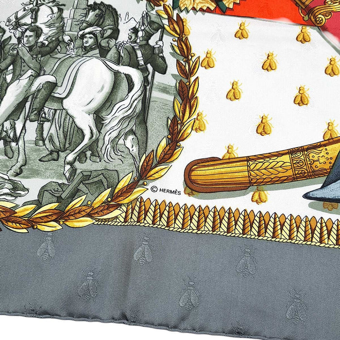 HERMES 
ナポレオン シルク 大判 
カレ 90 NAPOLEON スカーフ
