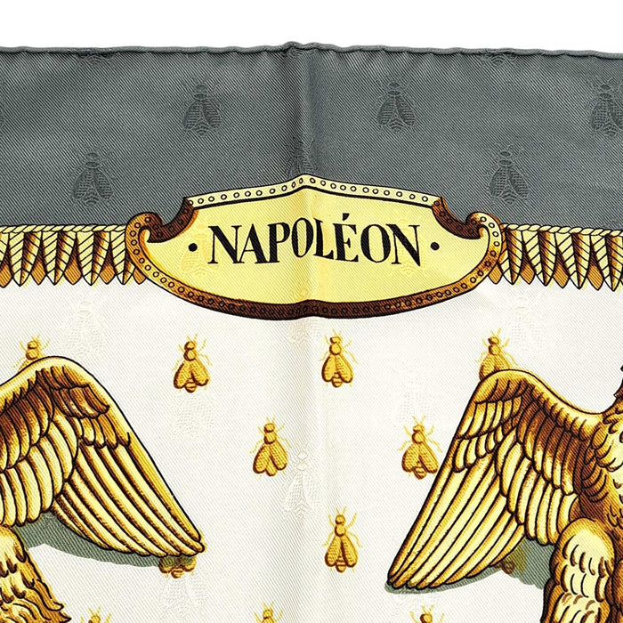 HERMES 
ナポレオン シルク 大判 
カレ 90 NAPOLEON スカーフ