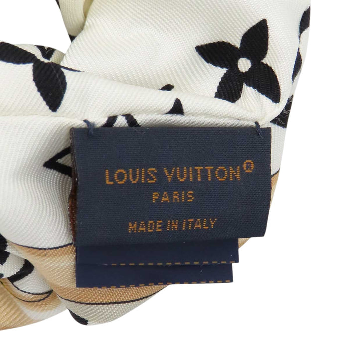 LOUIS VUITTON 
ロゴ チャーム 
モノグラム コンフィデンシャル シュシュ