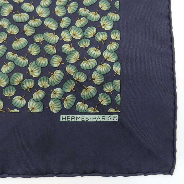 HERMES 
プチカレ シルク 
カレ 45 パンプキン スカーフ