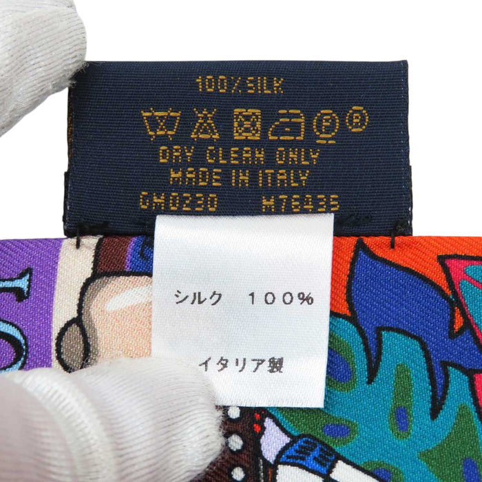 LOUIS VUITTON 
LV ロゴ 動物 
バンドー ワンダーランド スカーフ