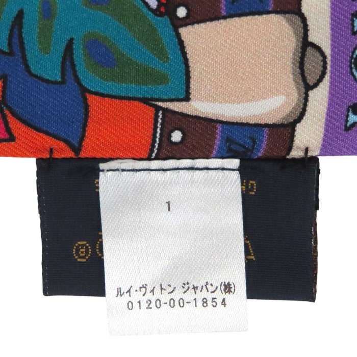 LOUIS VUITTON 
LV ロゴ 動物 
バンドー ワンダーランド スカーフ