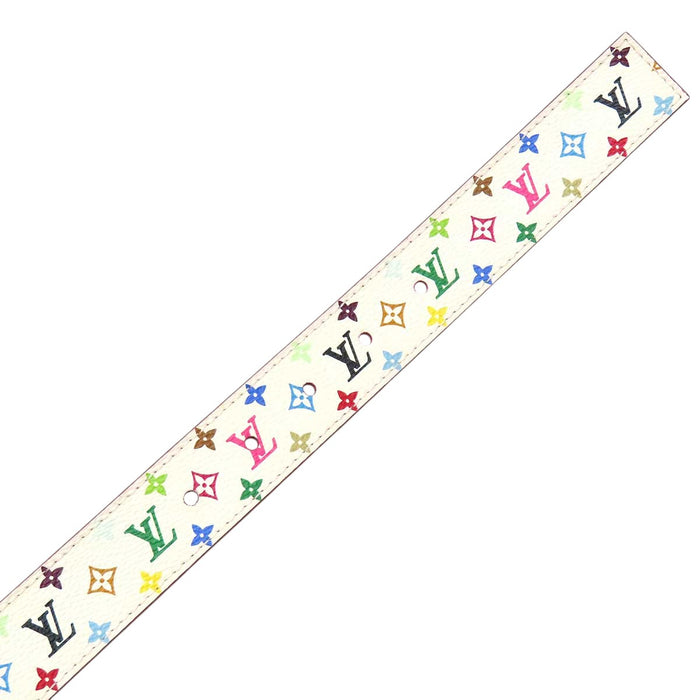 LOUIS VUITTON 
レザー ブロン 
サンチュール キャレ LVカット ベルト 
モノグラムマルチカラー
