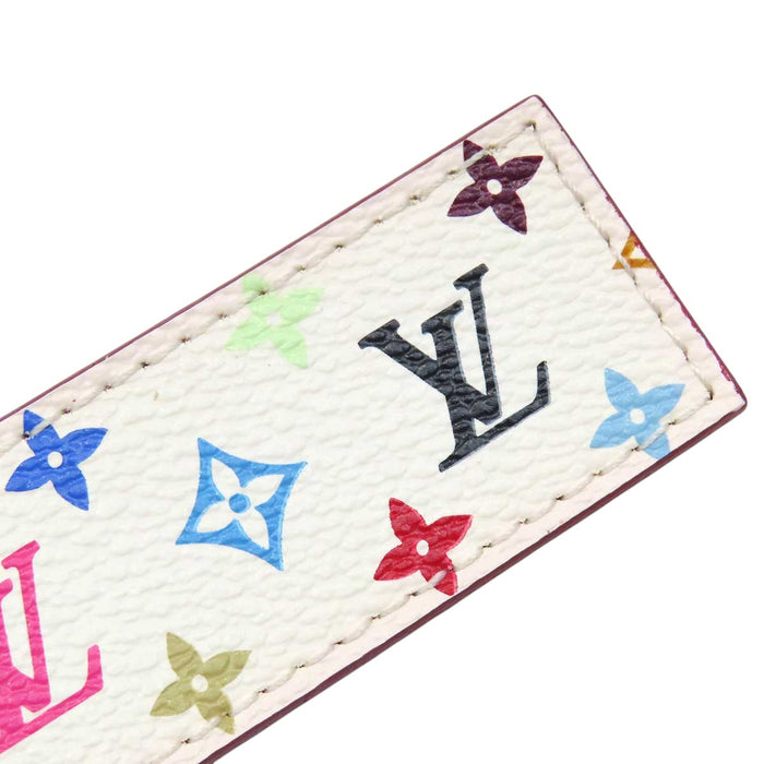 LOUIS VUITTON 
レザー ブロン 
サンチュール キャレ LVカット ベルト 
モノグラムマルチカラー